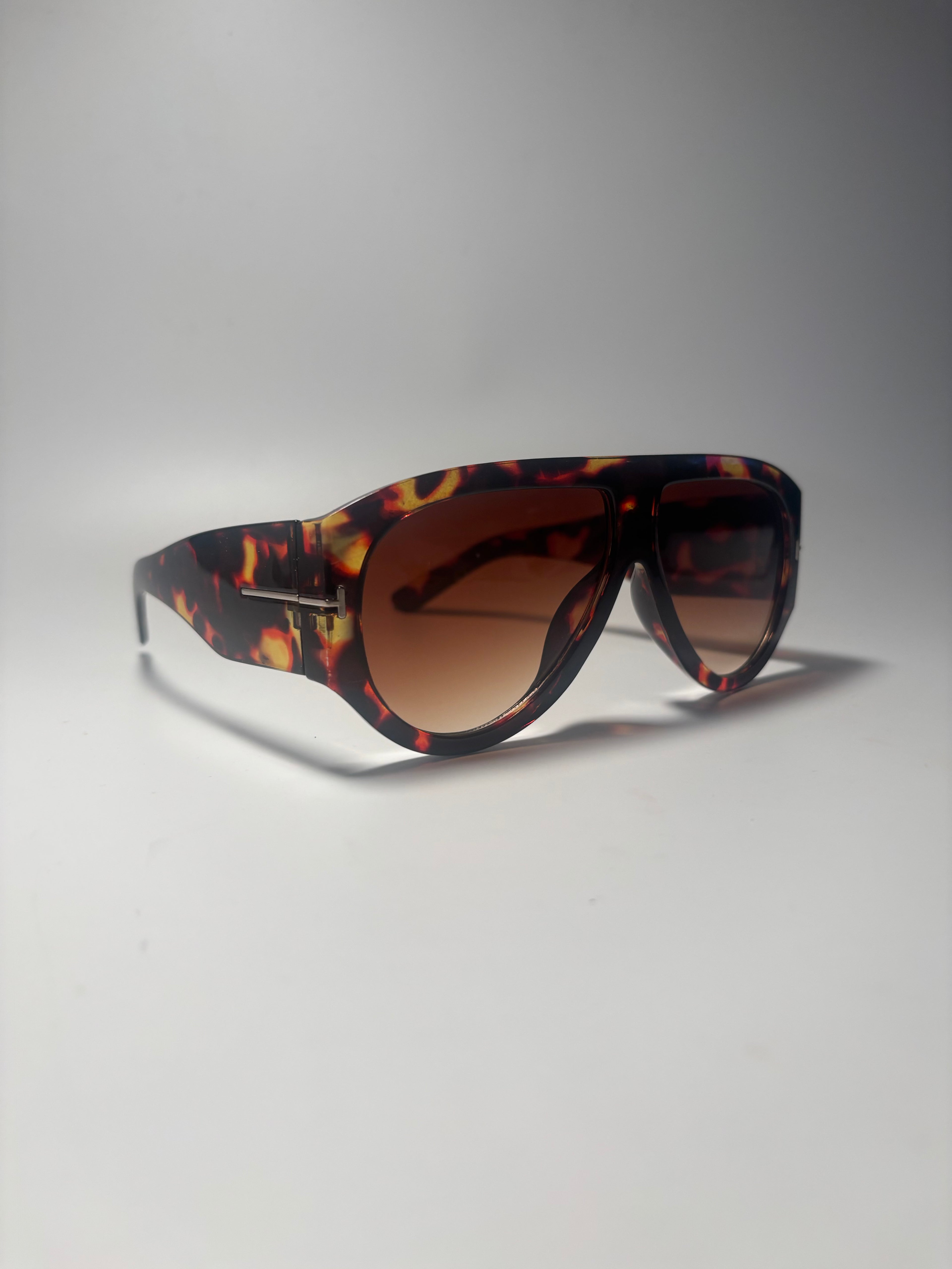 Lunette de soleil léopard