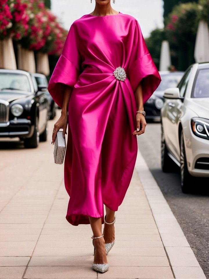 Robe élégante en satin