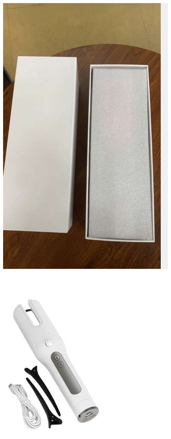 Fer à friser automatique sans fil USB écran LSD