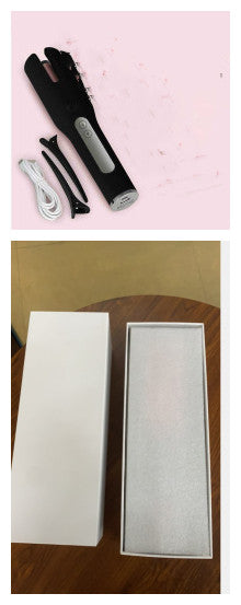 Fer à friser automatique sans fil USB écran LSD