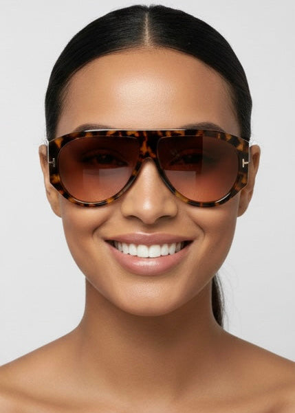 Leopard - Lunette de soleil motif sauvage
