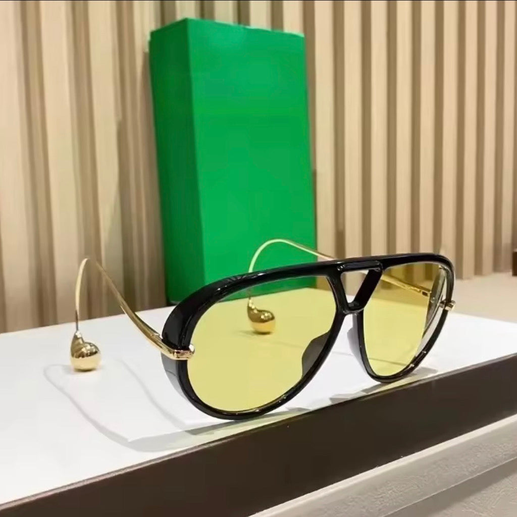 Vision Gold - Lunette de soleil jaune tendance