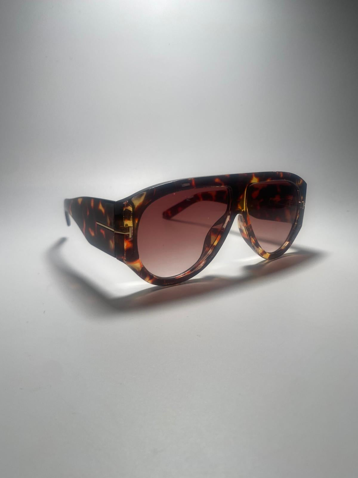 Leopard - Lunette de soleil motif sauvage