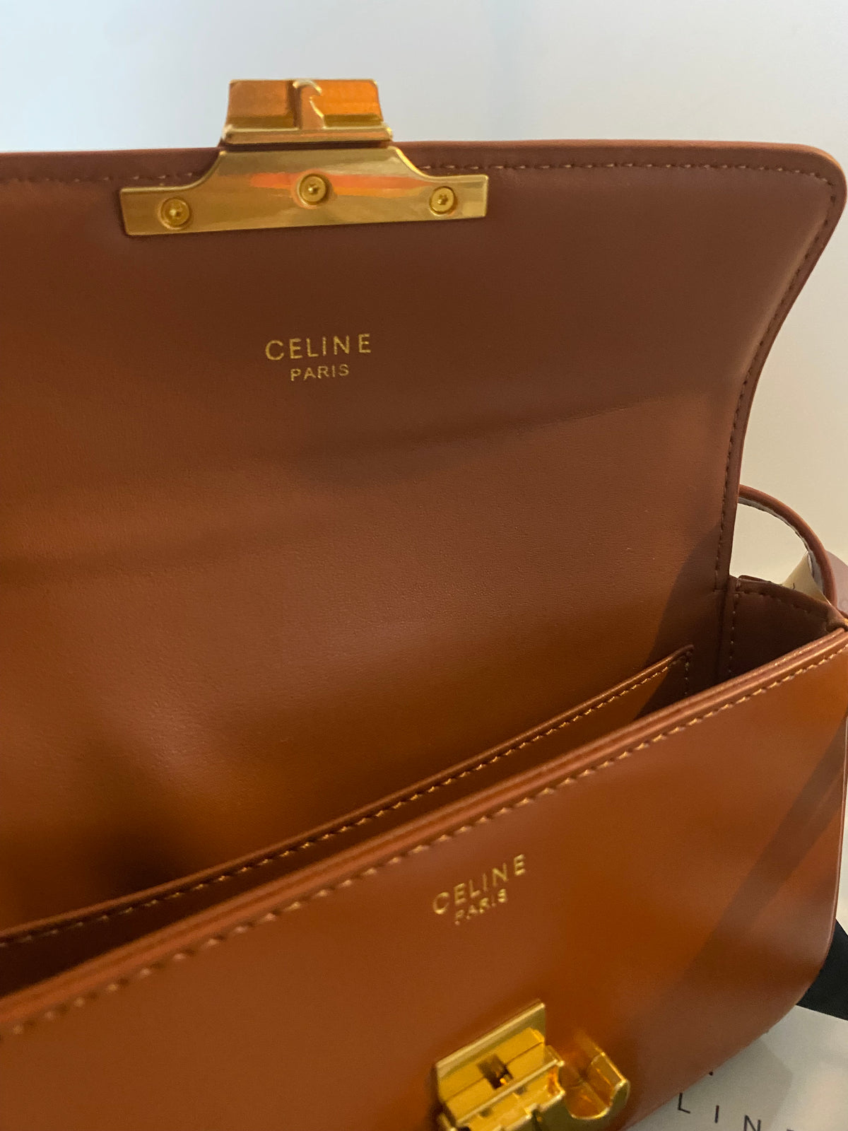 Sac authentique à bandoulière en cuir de veau, sac croisé