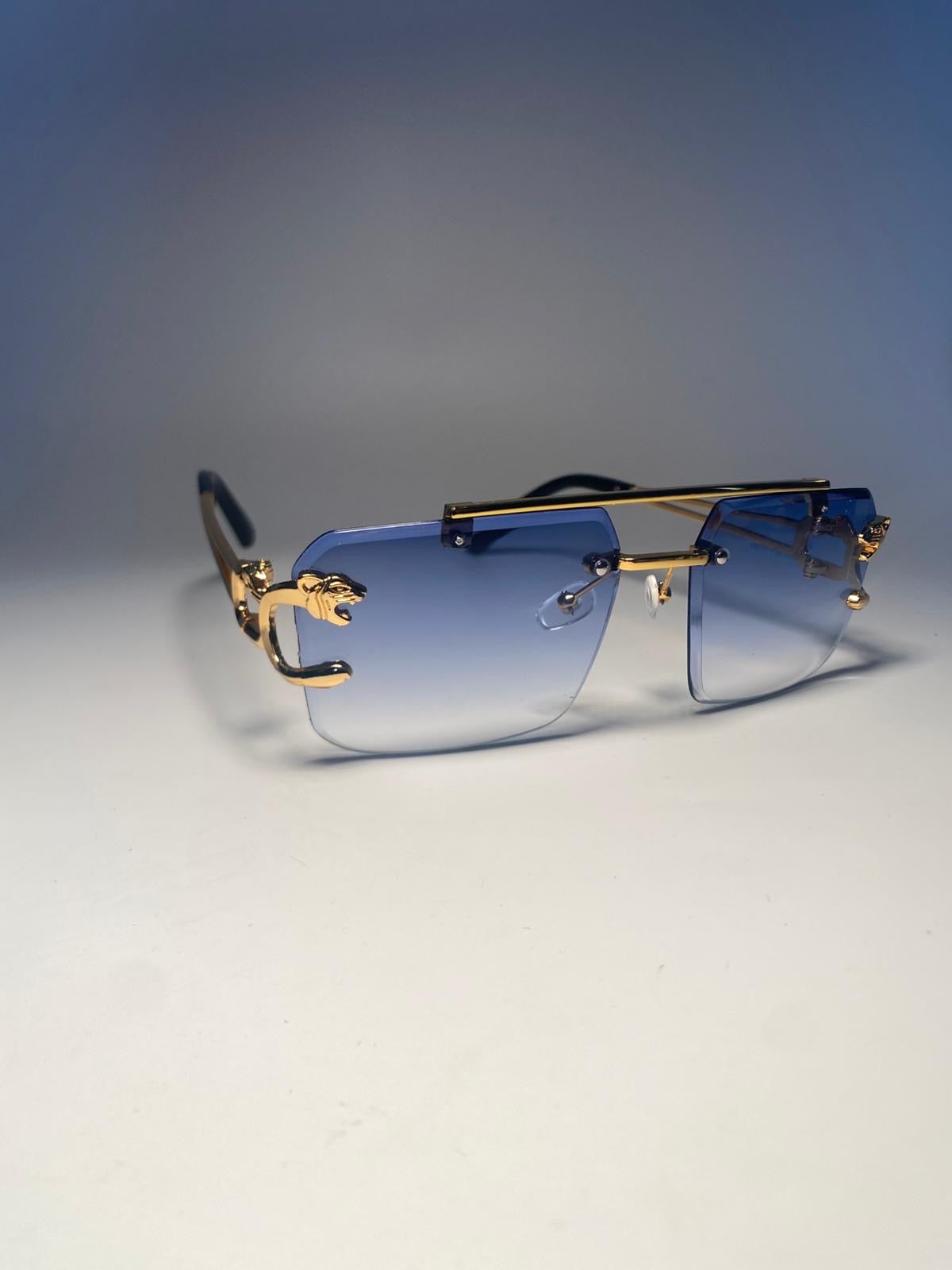 Blue Horizon - Lunettes tendance premium bleutées