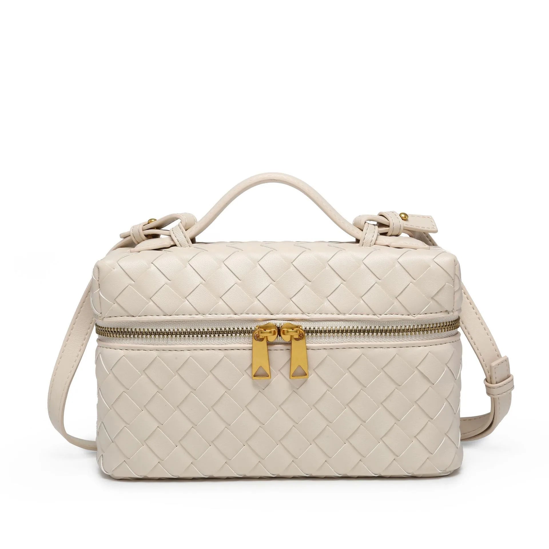 Nouveau sac en cuir tissé à la main, décontractée haut de gamme et chaud, à bandoulière