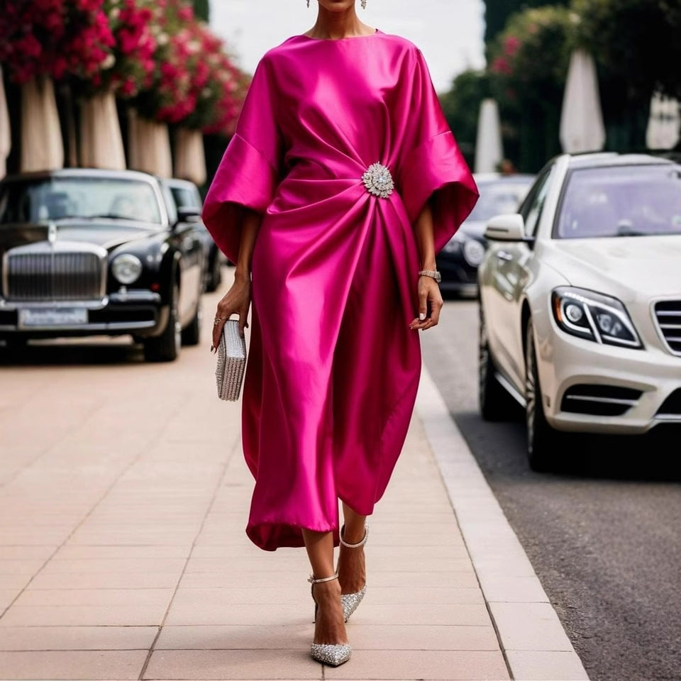 Robe élégante en satin