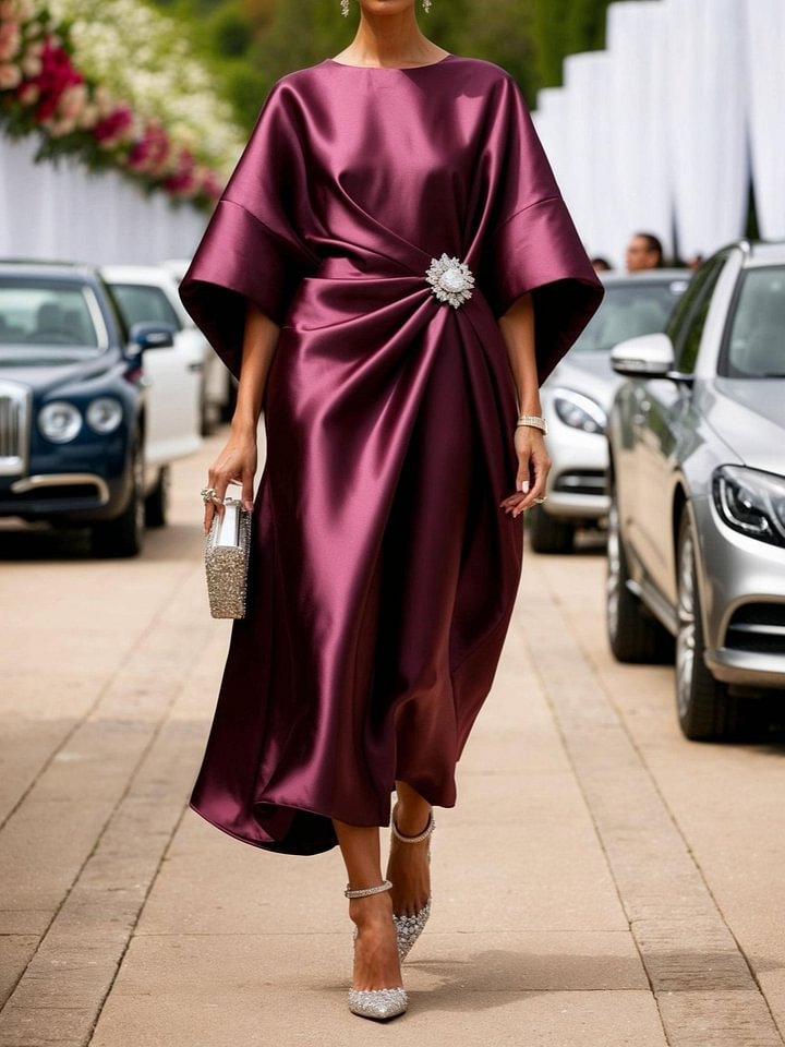 Robe élégante en satin